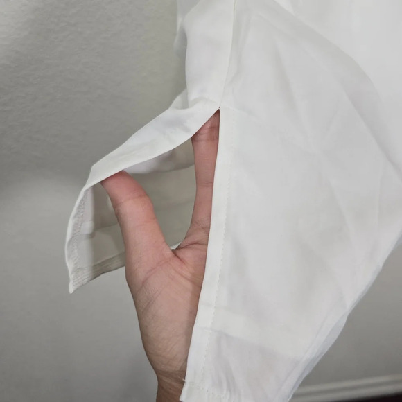 NWT White Fox Boutique Work It Mini Dress Size XS‎ Corset Side Ruched White - Picture 7 of 11